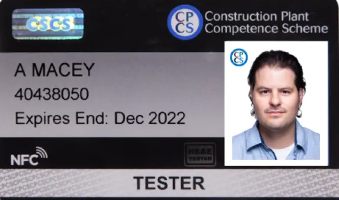 CPCS Tester Card